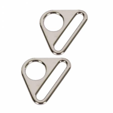 Triangle Ring Flat 1-1/2in Nickel Set of Two - HAR15TRNTWO
