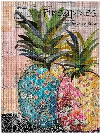 Pineapple Collage Pattern by Laura Heine