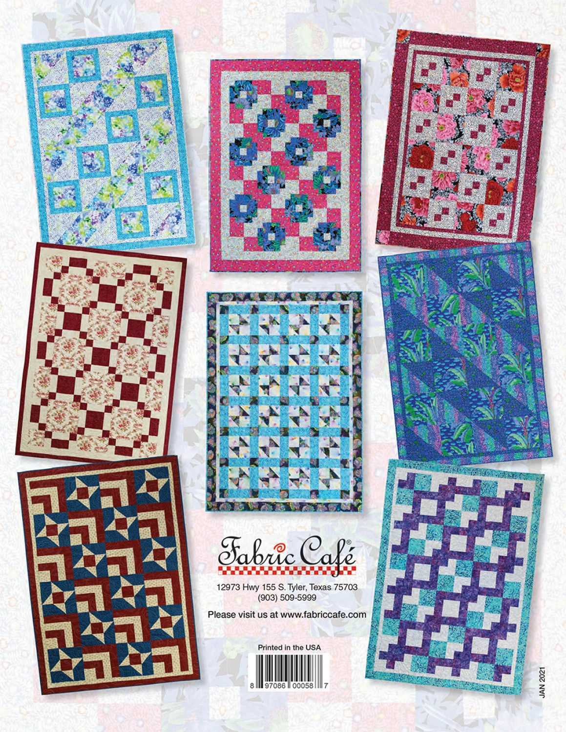 Bee's Quilting & Gifts - New 3 Yard Quilt Pattern Books Fabric
