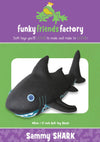 Sammy Shark Pattern by Funky Friends Factory - Quilting by the Bay