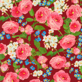Farmhouse Rose Red Floral AWHD-18602-3 - 16