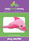 Dizzy Dolphin Pattern by Funky Friends Factory - Quilting by the Bay