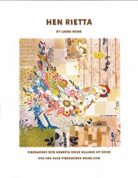 Hen Rietta Collage Pattern by Laura Heine