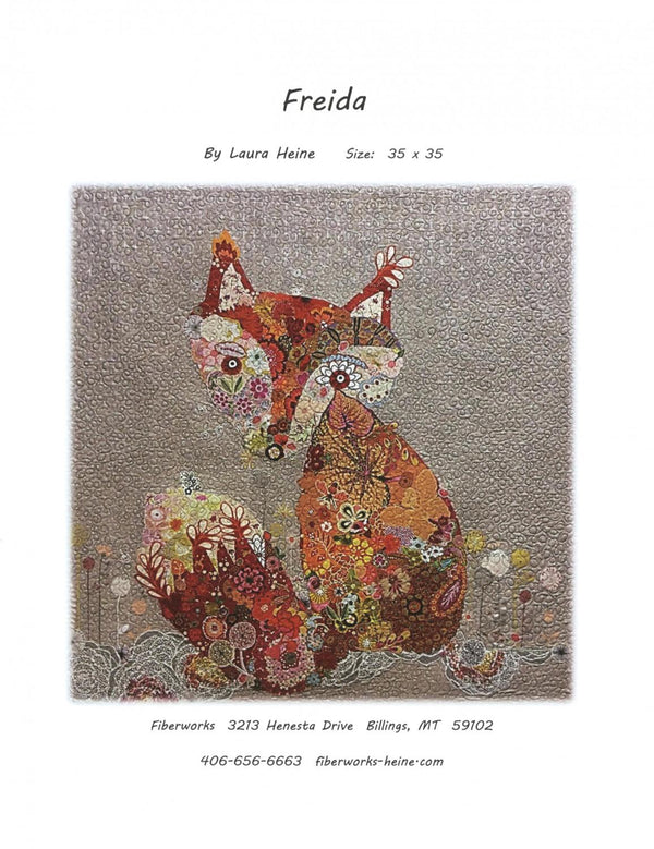 Freida Collage Pattern by Laura Heine - Quilting by the Bay