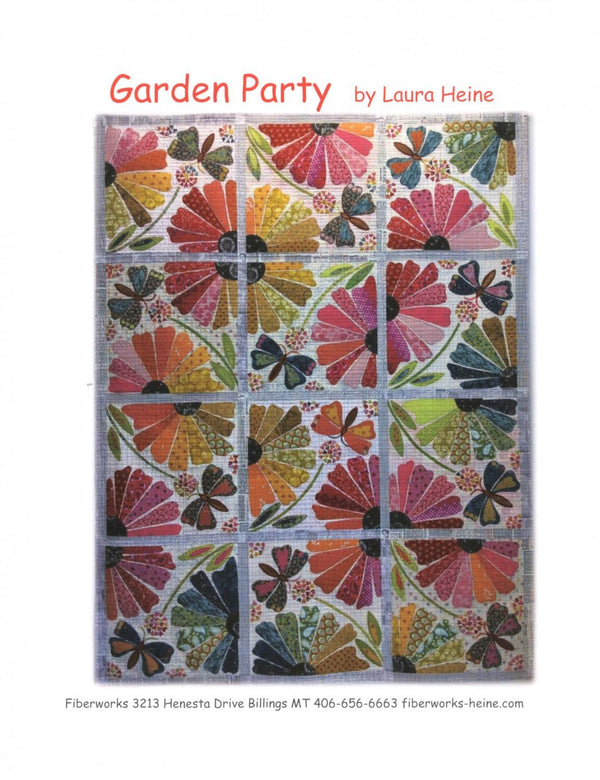 Garden Party Pattern by Laura Heine - Quilting by the Bay