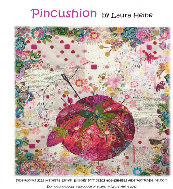 Pincushion Collage Pattern by Laura Heine - Quilting by the Bay