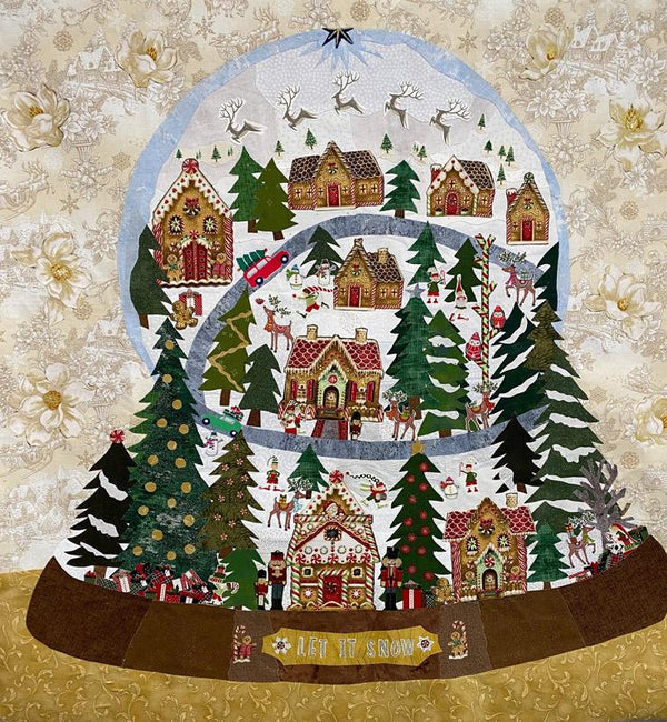 Let It Snow Snowglobe Limited Edition Fabric Kit - Quilting by the Bay