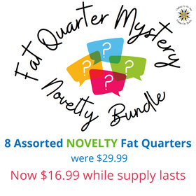 Mystery 8 Assorted NOVELTY Fat Quarters Bundle