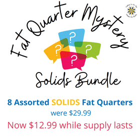 Mystery 8 Assorted SOLID Fat Quarters Bundle