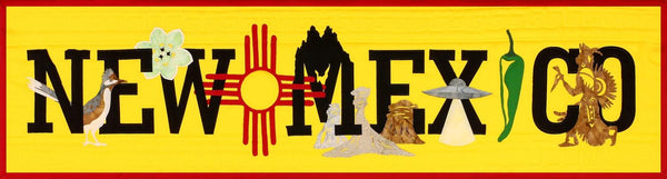 New Mexico State Pride Laser Cut Banner Kit - Quilting by the Bay