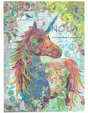 Nola Unicorn Collage Pattern Laura Heine