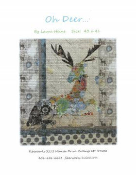 Oh Deer Collage Pattern by Laura Heine
