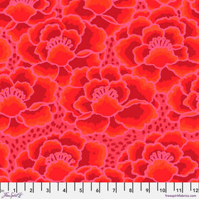 Kaffe Red Tonal Floral PWGP197.RED