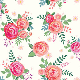 Poppy and Posey Cloud Floral C10580R-CLOUD