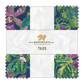 Shimmer Paradise Tile Pack  42 - 10 x 10 inch Squares