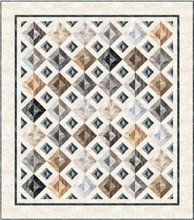 Surfaces Roof Tops Queen Quilt Kit