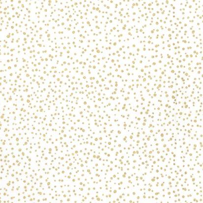 Swans A Swimming White Spatter Dots CM4846-WHITE with Gold Metallic - Quilting by the Bay