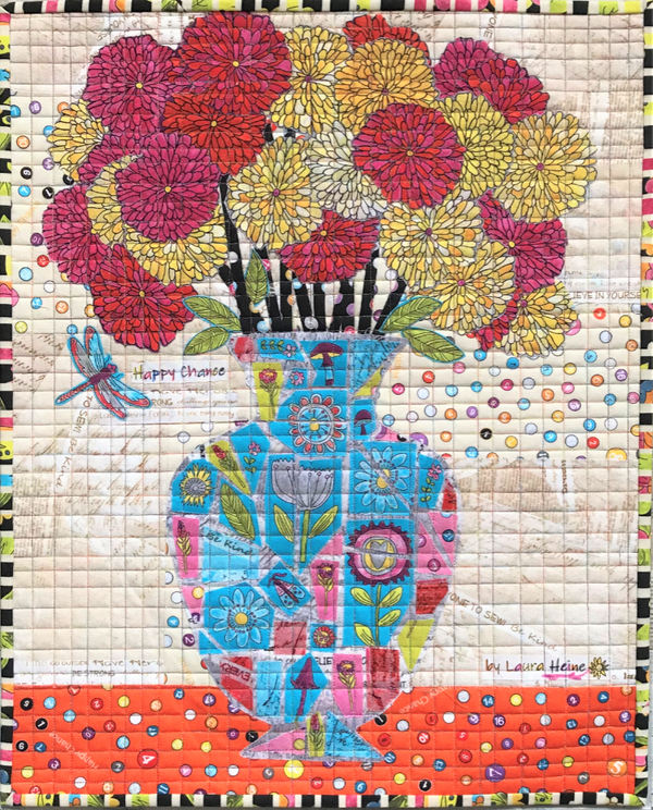 Teeny Tiny Collage Mosaic Fabric Kit