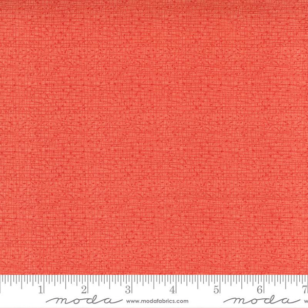 Thatched Pink Grapefruit Plaid Tweed 48626 181 - Quilting by the Bay