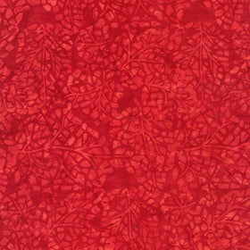 Tonga Batik Charade Red Crackle TONGA B1937 Red