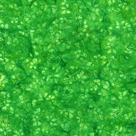 Tonga Brightside Green Fossil Fern Batik - B2733 Green