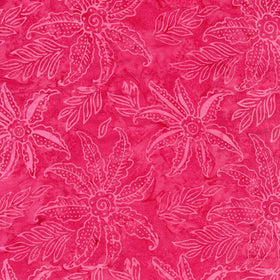 Tonga Brightside Pink Flower Batik - B7125 Pink