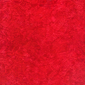 Tonga Brightside Red Damask Batik - B2740 Red