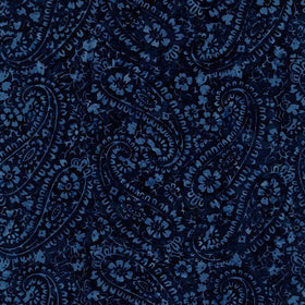 Tonga Liberty Floral Paisley Batik - B2329 Liberty Blue - 16