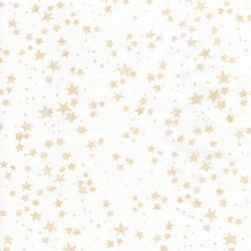 Tonga Liberty White Stars Batik - B2816 White