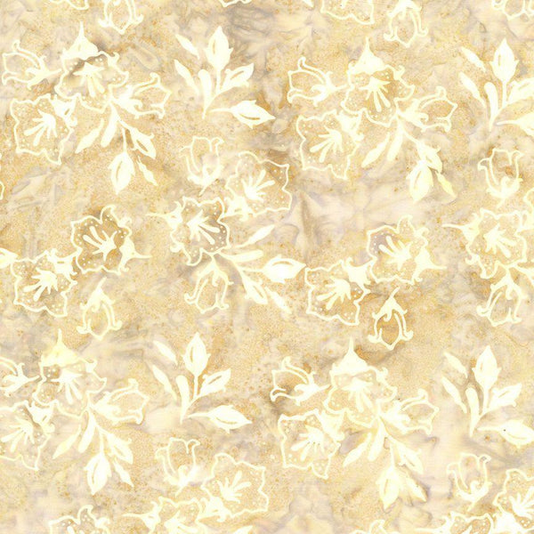 Tonga Moonlit Almond Bellflowers Batik - B2994 Almond