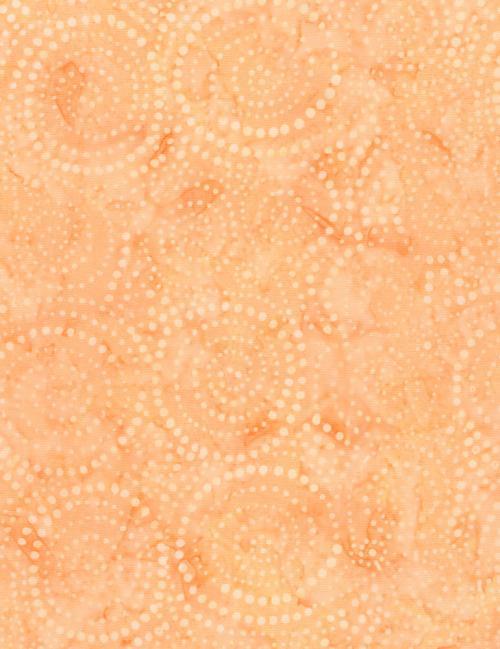 Tonga Peach Dotty Spiral Tonga- B2336-Peach - Quilting by the Bay