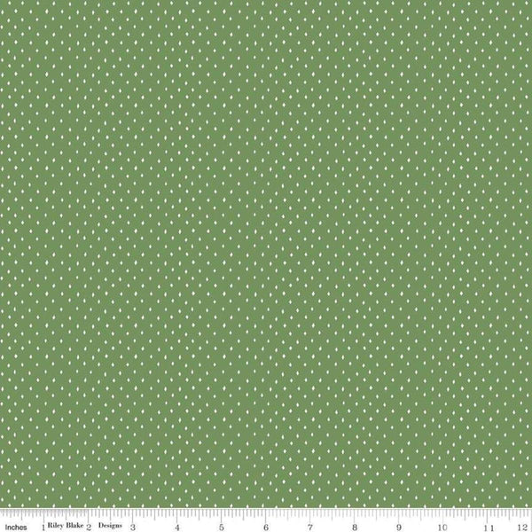Varsity Green Diamonds C7435-GREEN - Quilting by the Bay