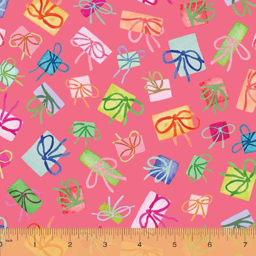 Wonderland Soft Red Presents 52584D-4 - Quilting by the Bay