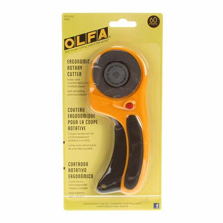 Olfa 60mm Rotary Cutter Deluxe - Quilting by the Bay